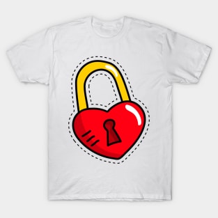 Heart Love Lock T-Shirt